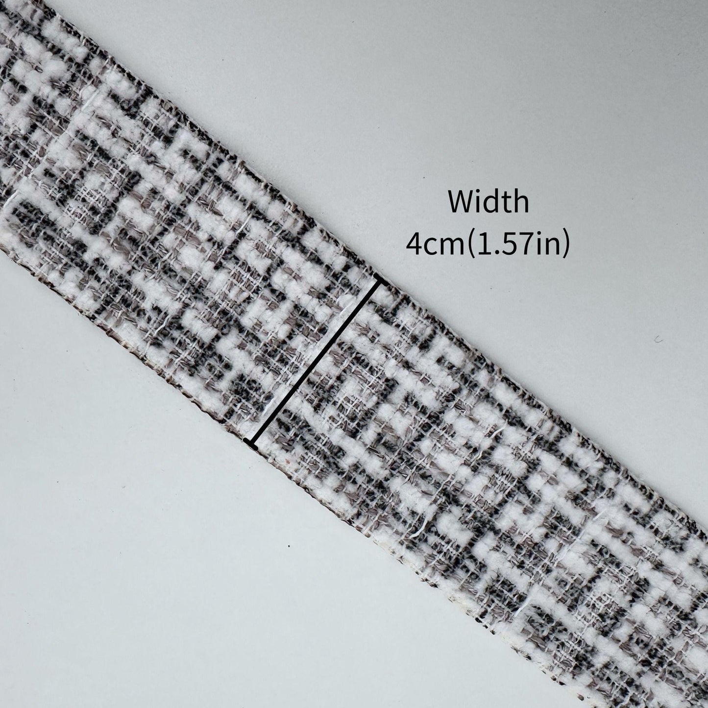 Soft Tweed Ribbon 1.57in(4cm) x 2Yards