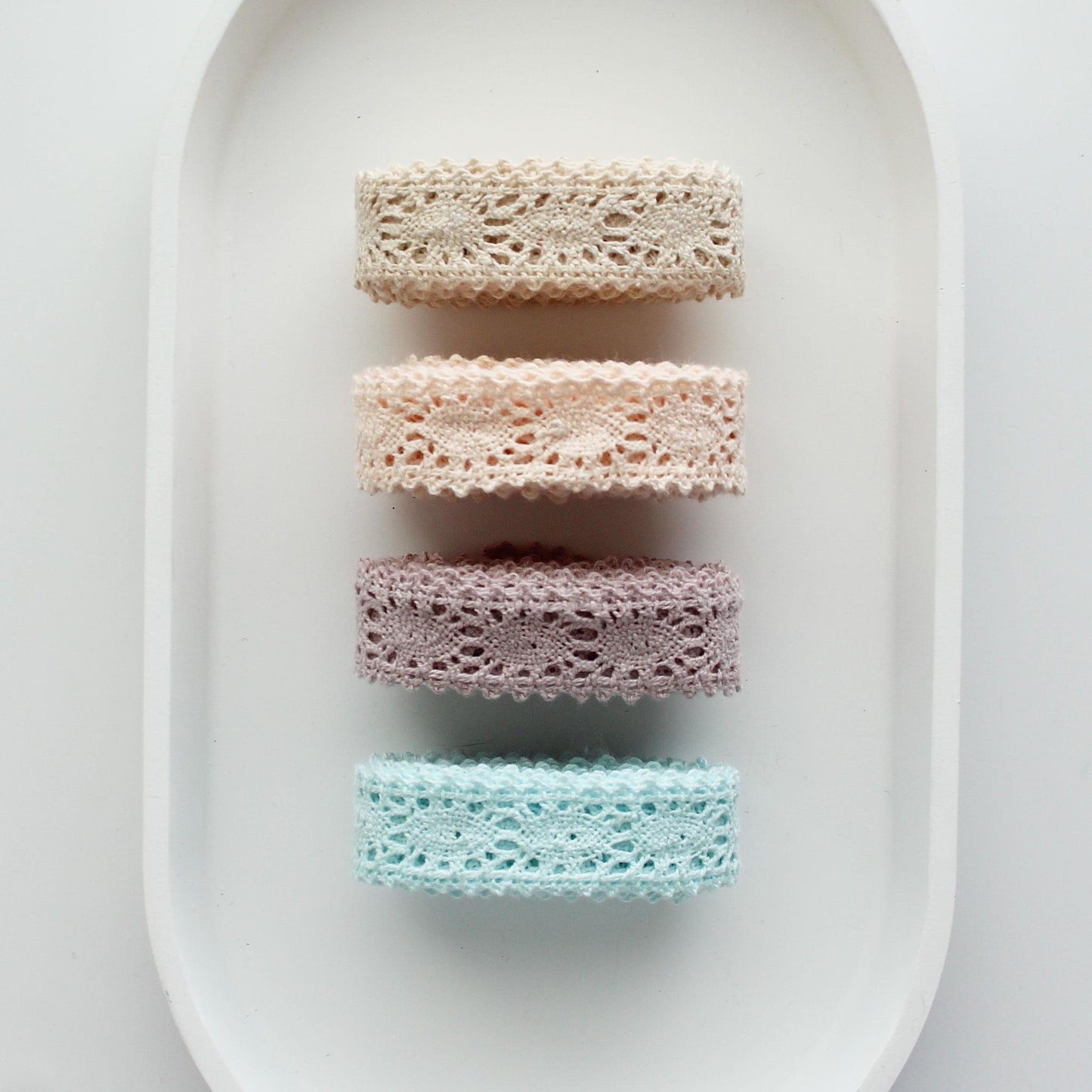 Pastel Lace Trim DIY Crafts, Sewing, Hair Bows, and Gift Wrapping 0.7inWide x 5Yards