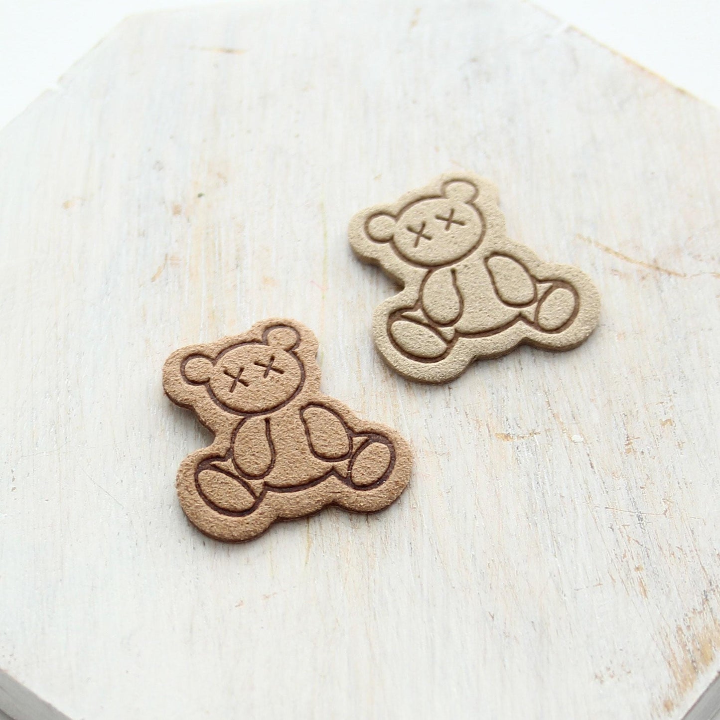 Teddy Bear Patch, Embellishment for DIY 4pcs
