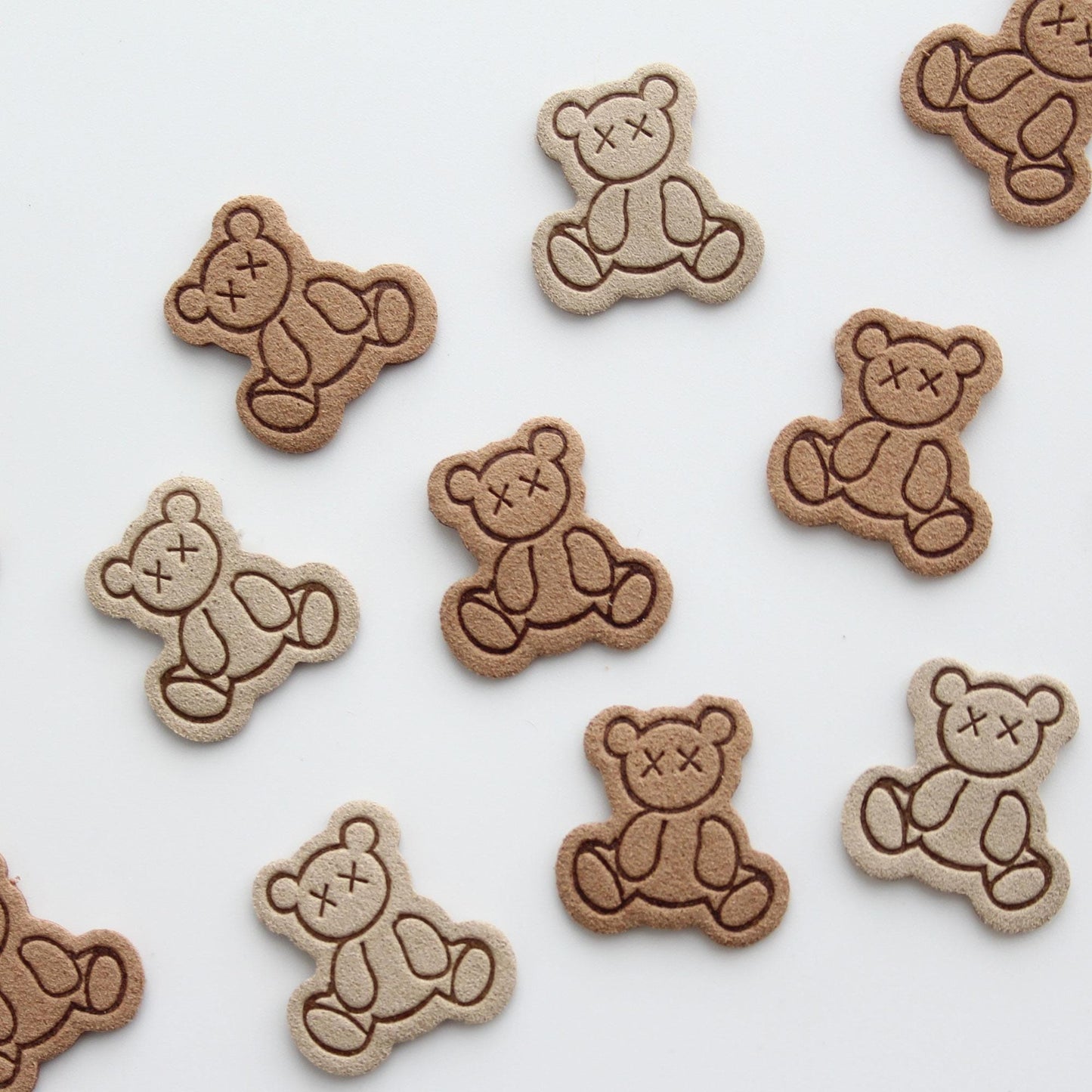 Teddy Bear Patch, Embellishment for DIY 4pcs