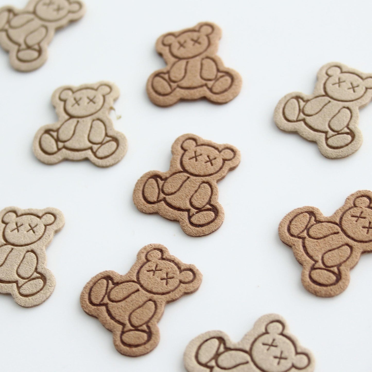 Teddy Bear Patch, Embellishment for DIY 4pcs