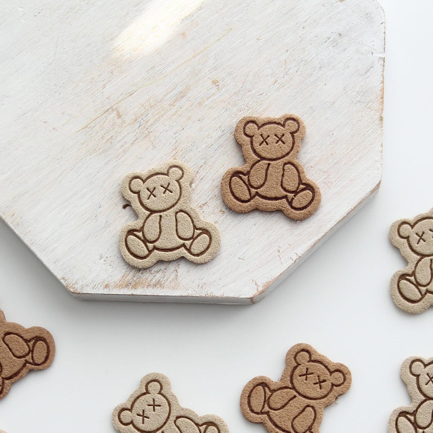 Teddy Bear Patch, Embellishment for DIY 4pcs