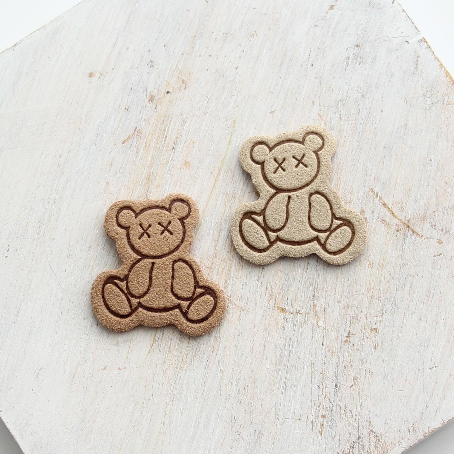 Teddy Bear Patch, Embellishment for DIY 4pcs