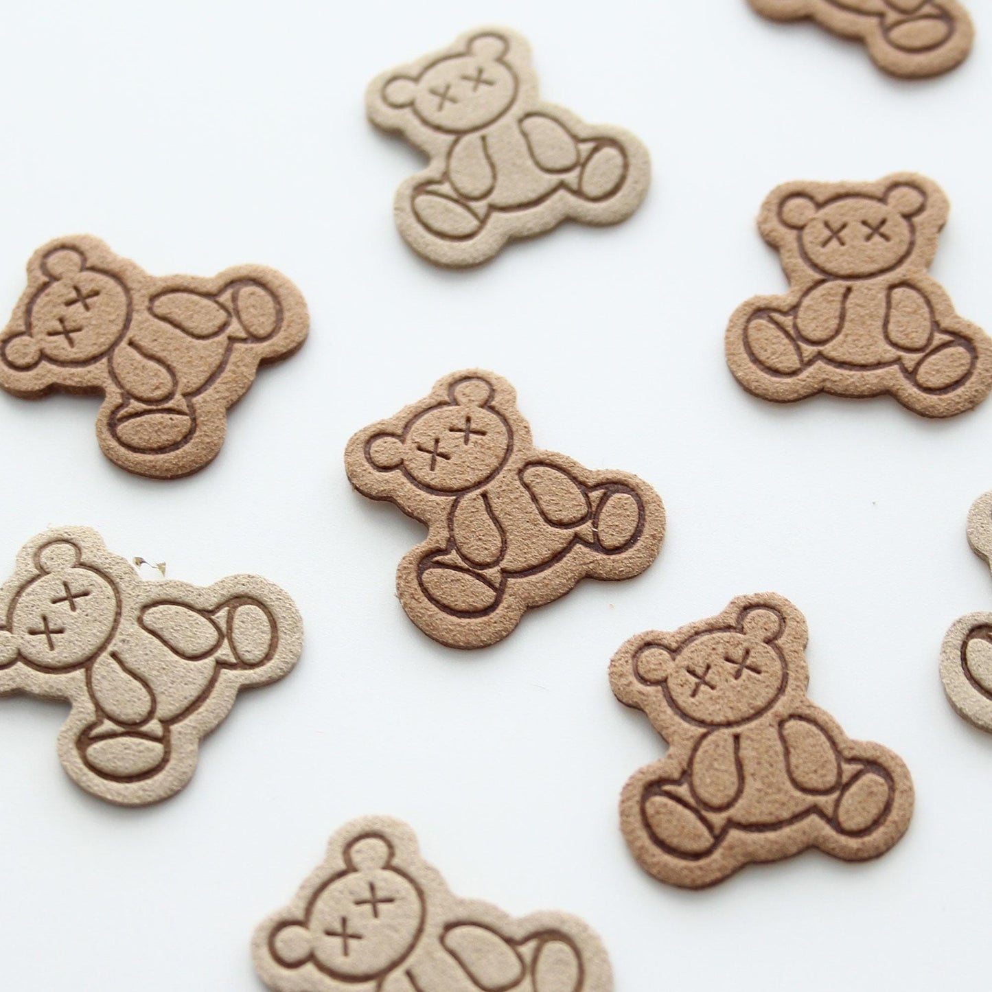 Teddy Bear Patch, Embellishment for DIY 4pcs