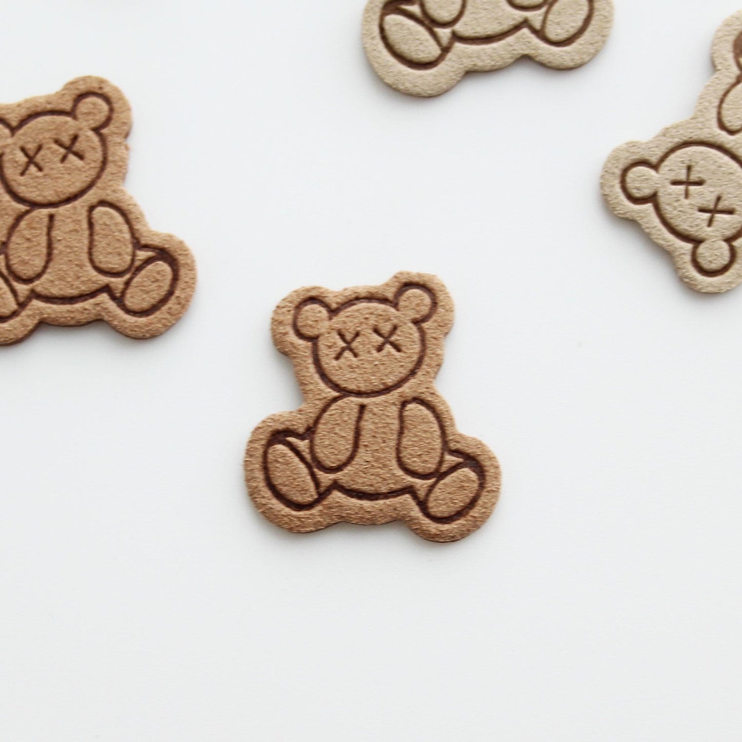 Teddy Bear Patch, Embellishment for DIY 4pcs