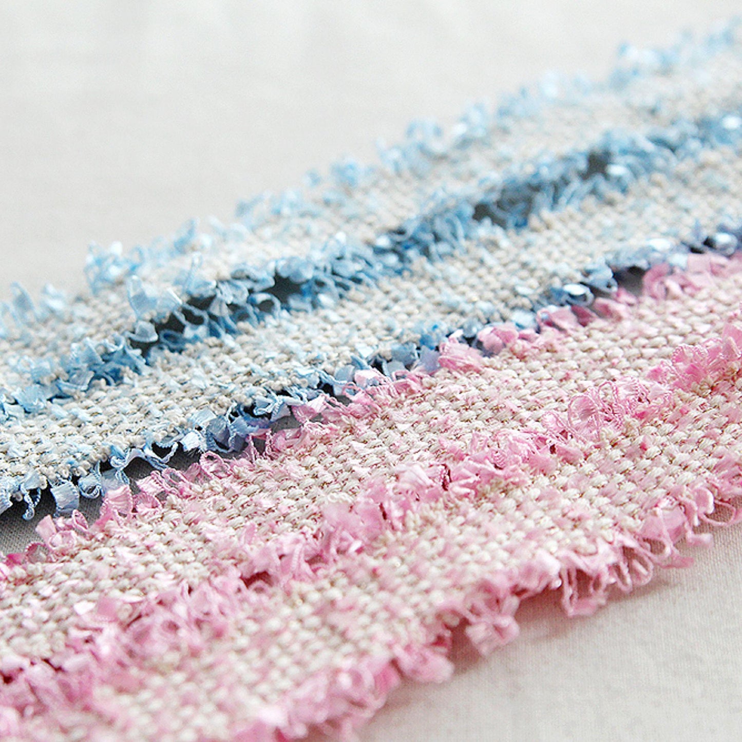 Pastel Tweed Ribbon DIY Sewing Supplies 1.18 inches x 2Yards