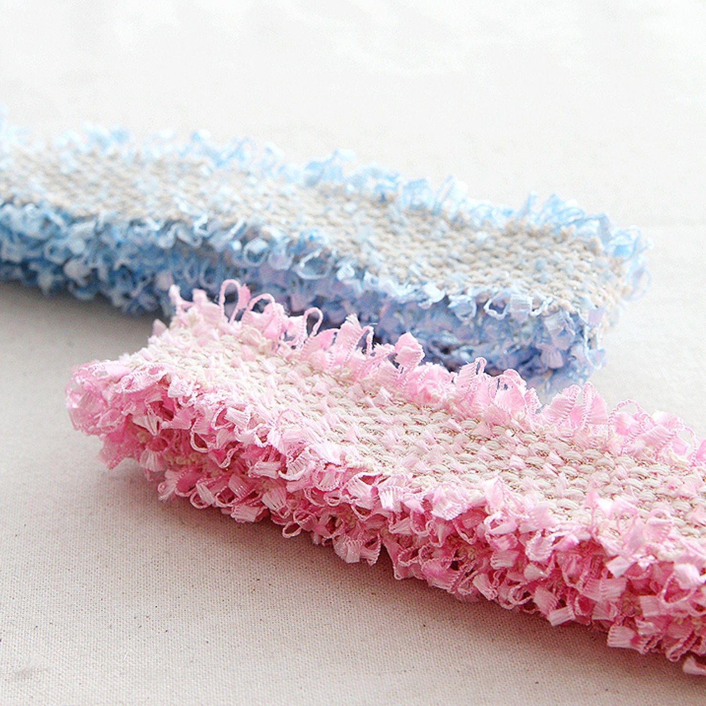 Pastel Tweed Ribbon DIY Sewing Supplies 1.18 inches x 2Yards