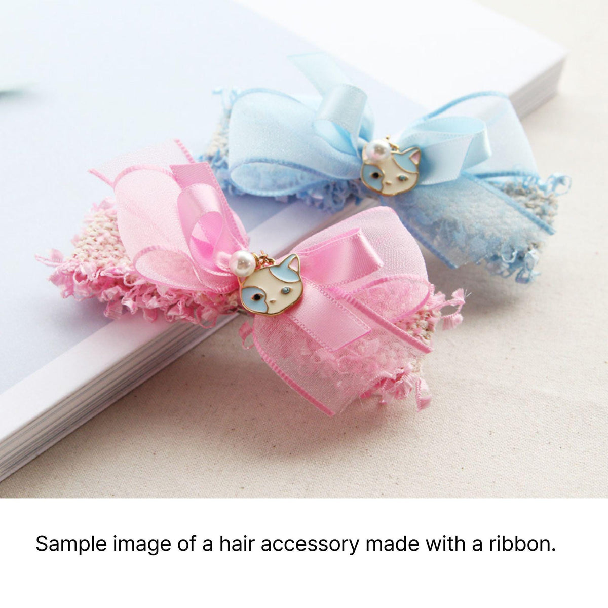 Pastel Tweed Ribbon DIY Sewing Supplies 1.18 inches x 2Yards