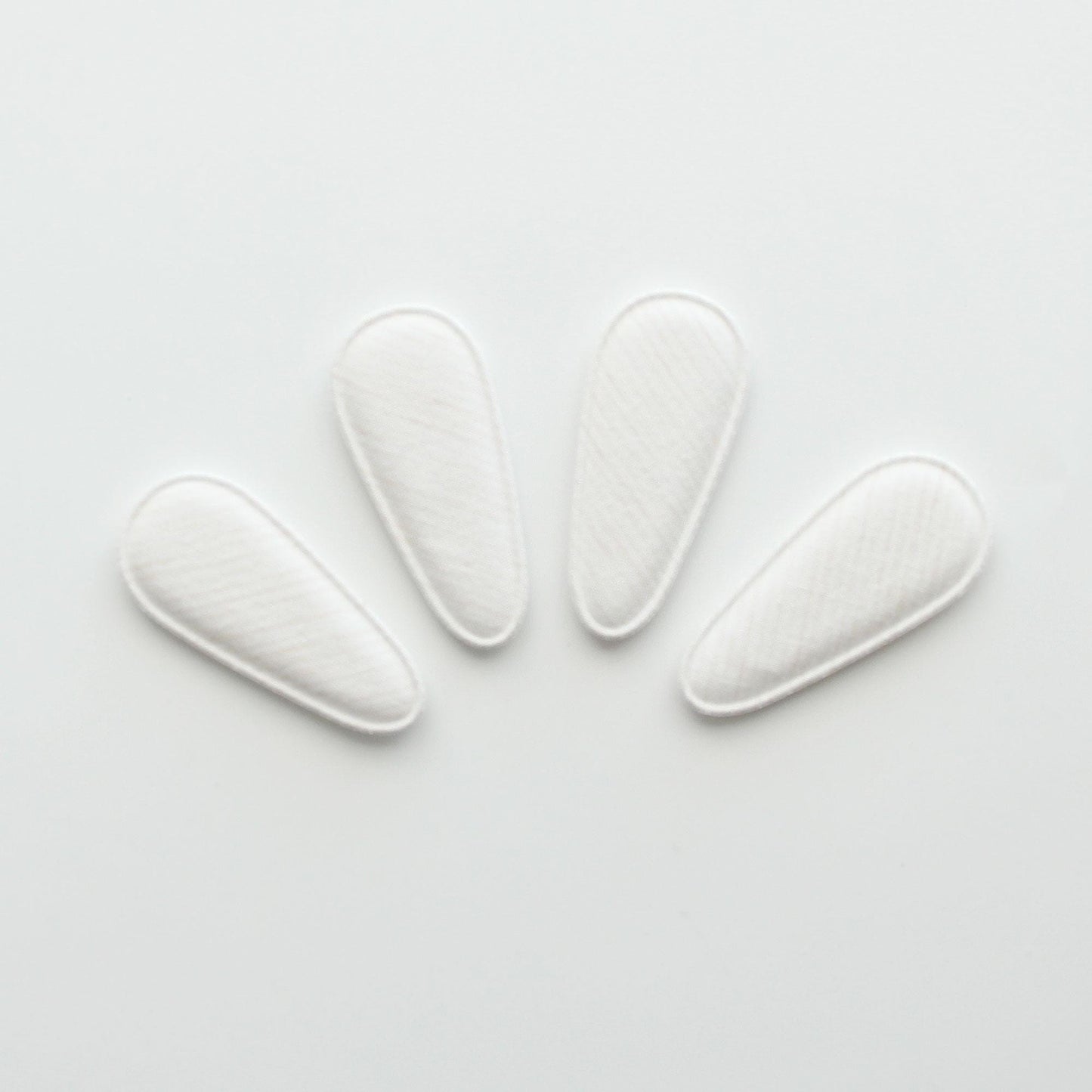 Linen Fabric Covered Snap Clip, DIY Hair Accessory Supplies 4pcs