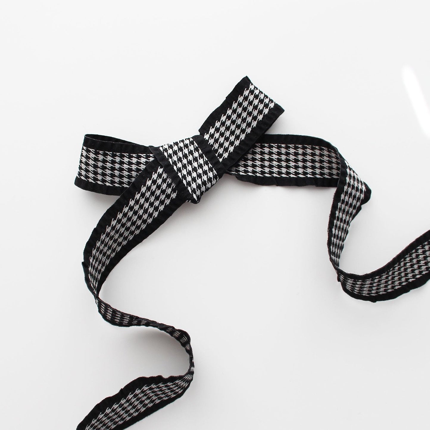 Houndstooth Frill Ribbon 5Yards