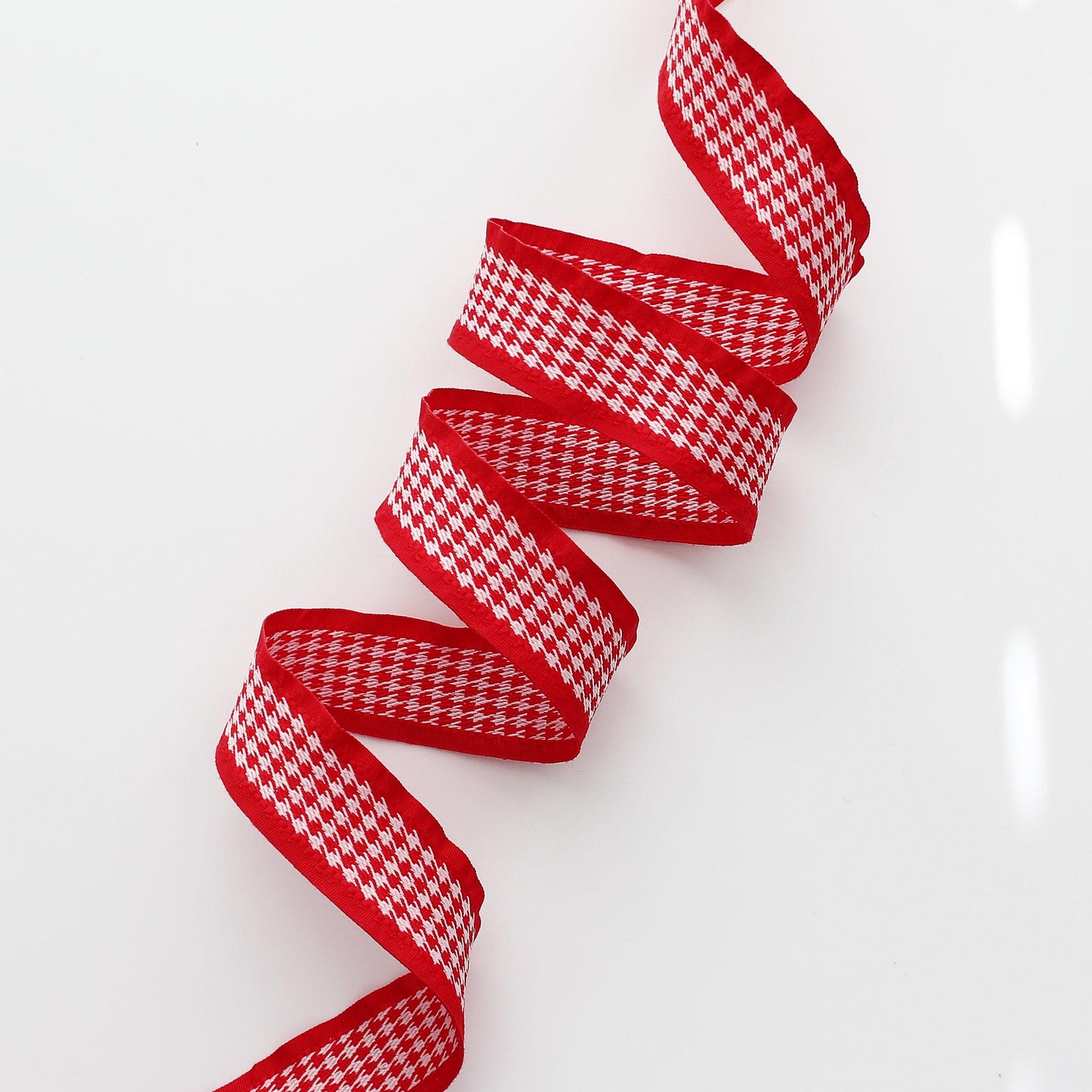Houndstooth Frill Ribbon 5Yards