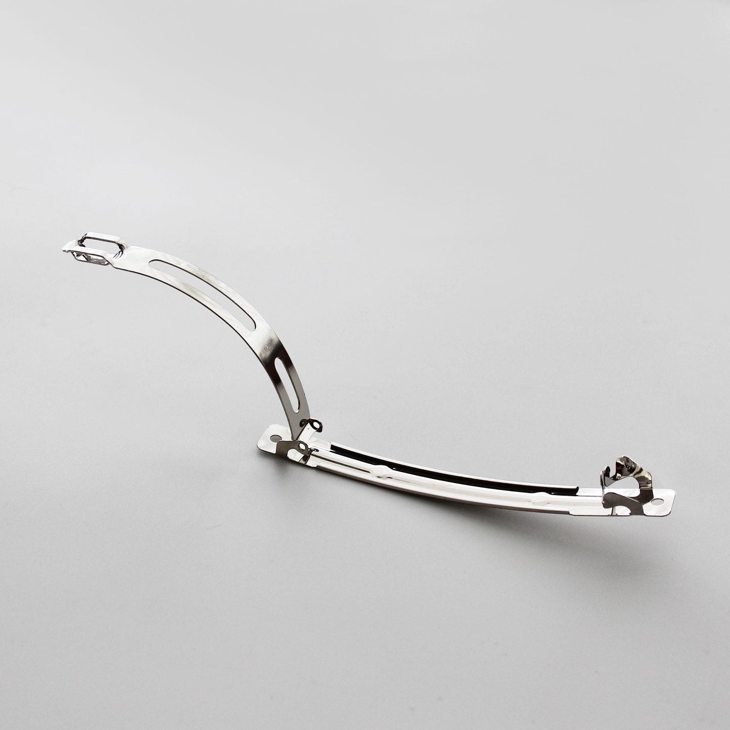 Silver Tone French Barrette Clip, 4 Inch, DIY Hair Accessory
