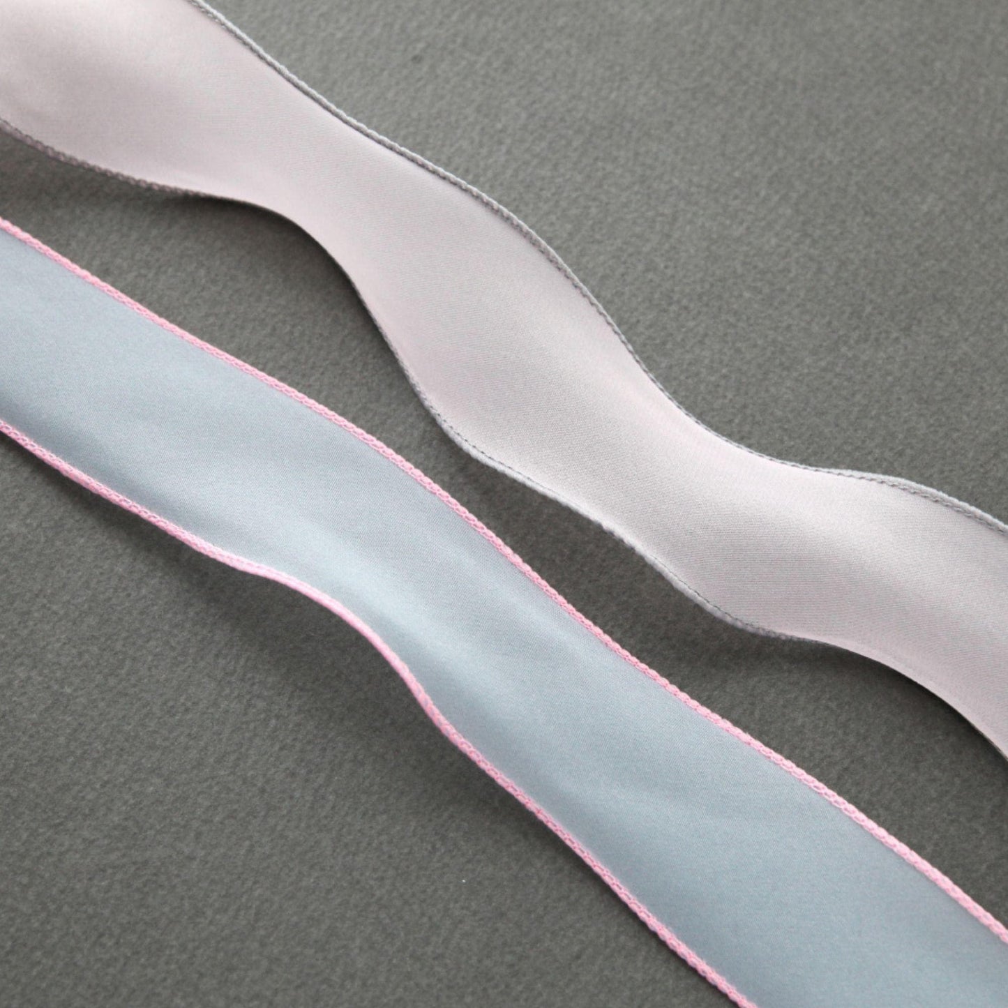 Pastel Wired Organza Ribbon, Sheer Edge 5Yards