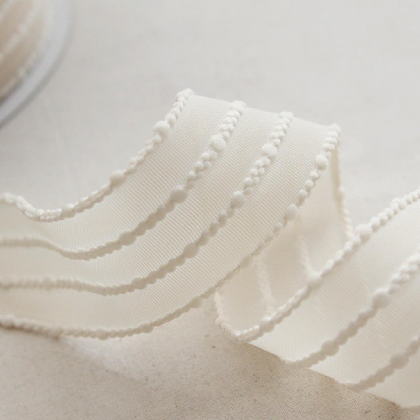 Bobble Edge Ribbon 1.57inch (4cm) x 5Yards