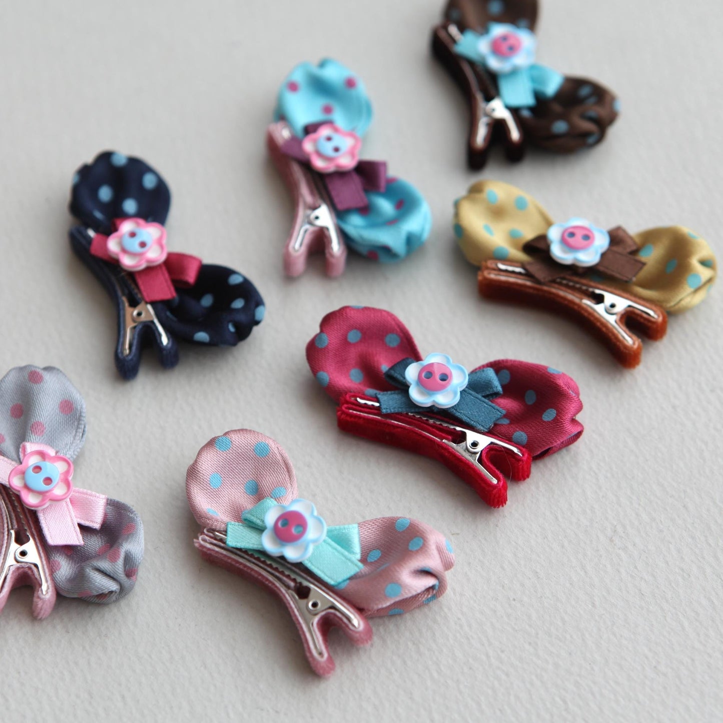 Polka Dot Satin Ribbon 1inch (2.5cm) x 2Yards