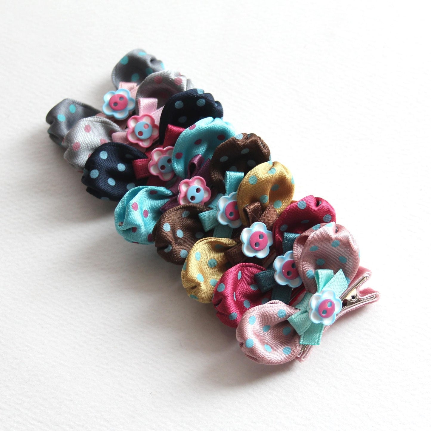 Polka Dot Satin Ribbon 1inch (2.5cm) x 2Yards