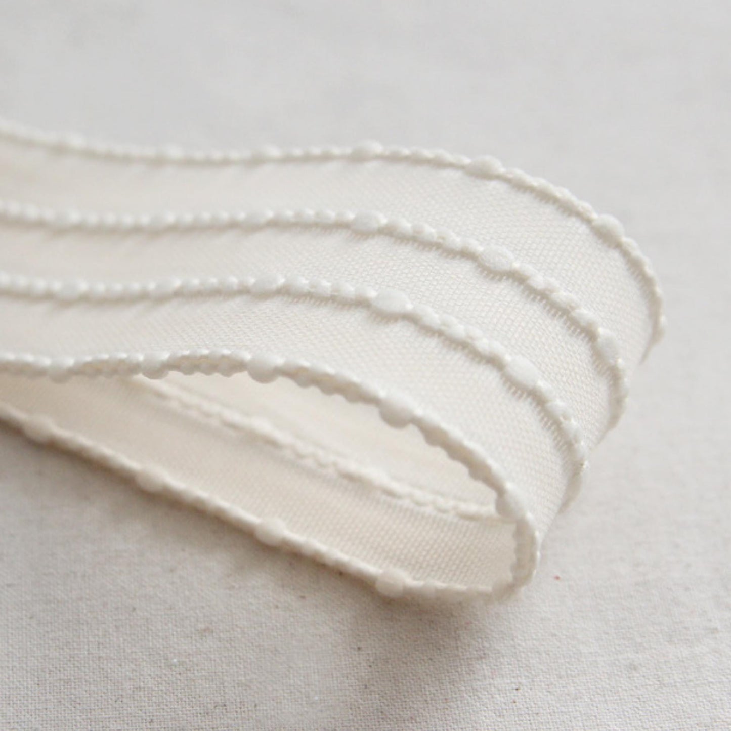 Bobble Edge Ribbon 1.57inch (4cm) x 5Yards