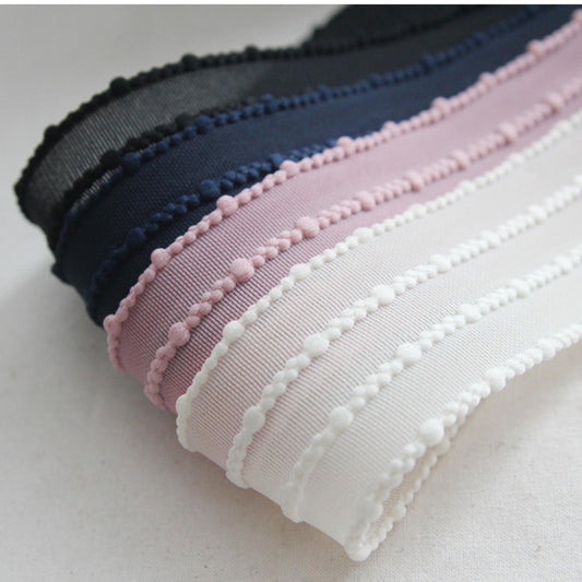 Bobble Edge Ribbon 1.57inch (4cm) x 5Yards