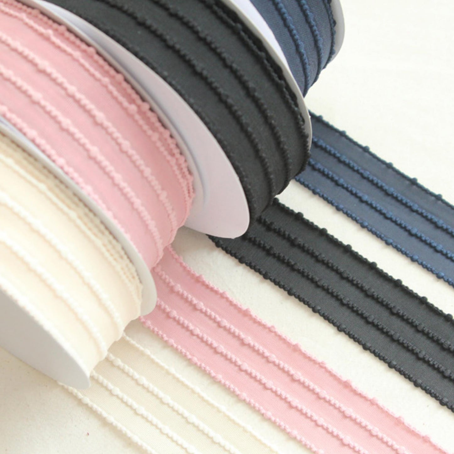 Bobble Edge Ribbon 1.57inch (4cm) x 5Yards