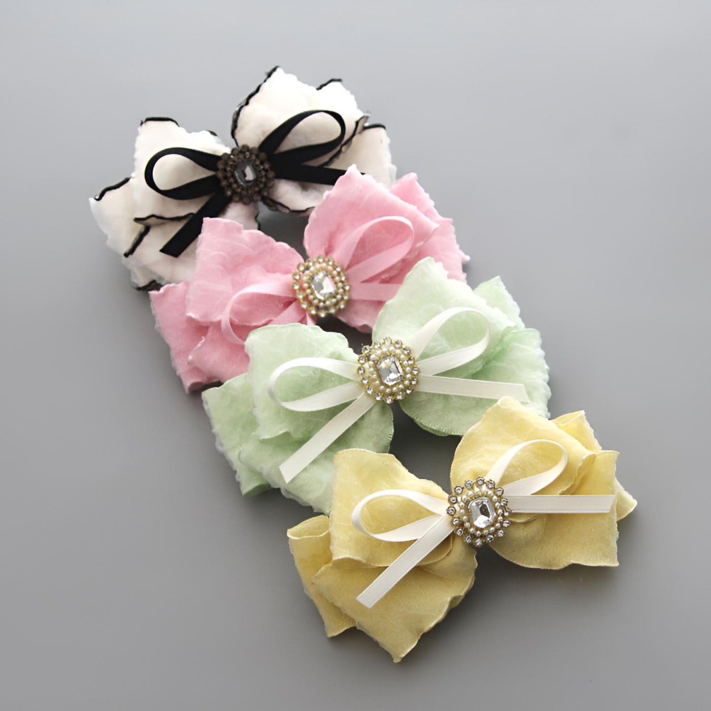 Pastel Ruffle Ribbon 1.57inch (4cm) x 5Yards