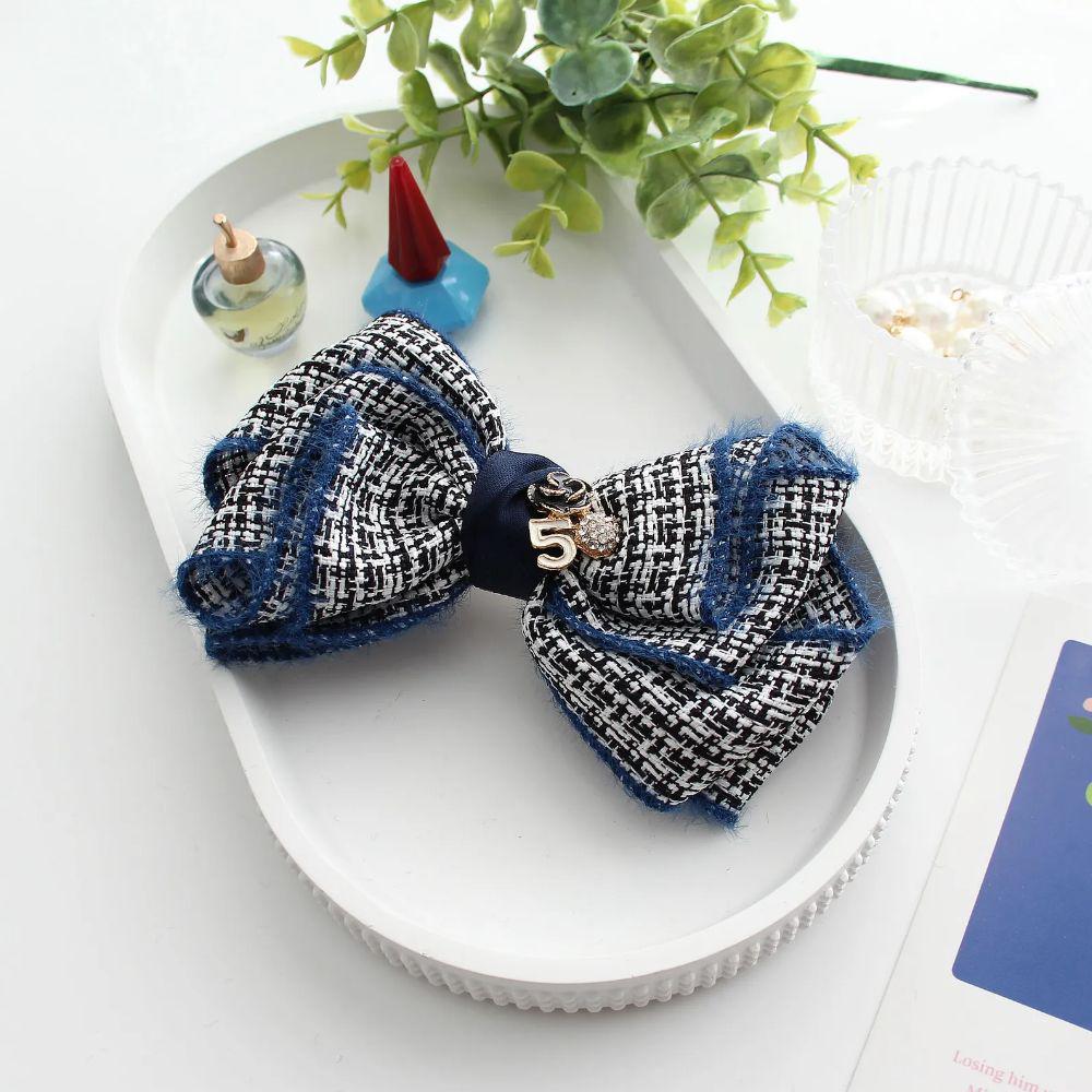 Classic Blue Tweed Ribbon Trim 5Yards