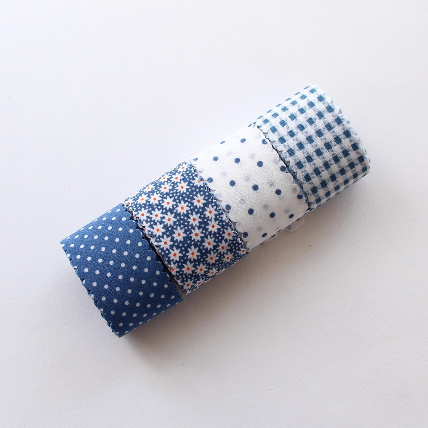 Charming Blue-Themed ribbons, Hair Bow Supply, Gift Wrapping, Craft Material, 1.57 Inch (4cm), 5 Yards
