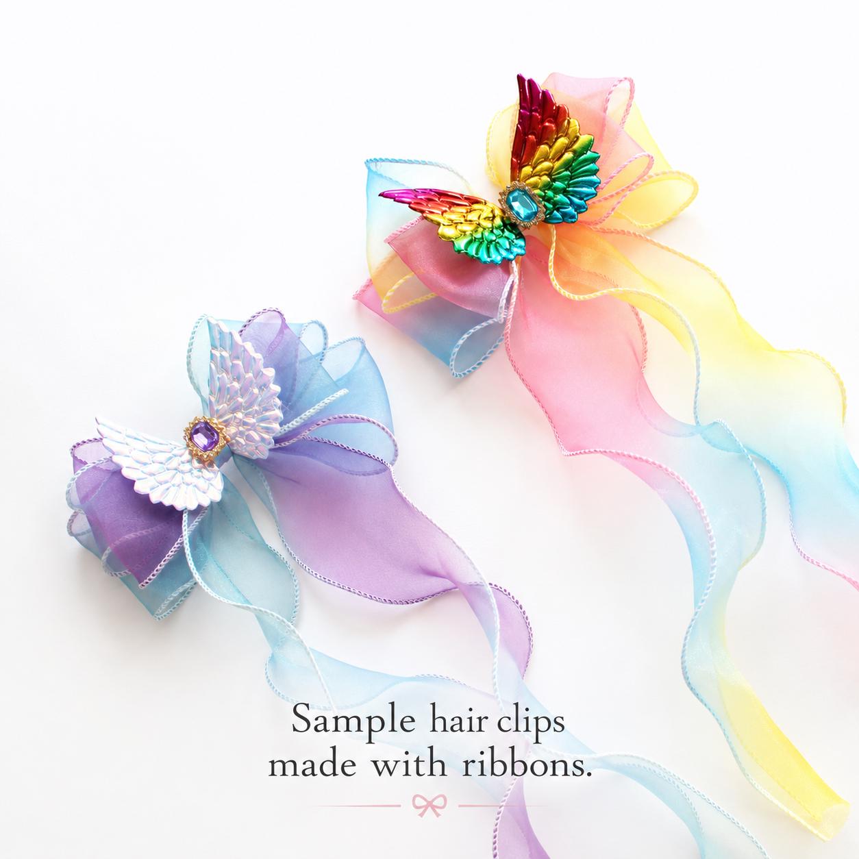 Charming Organdy Ribbon 1.53inch (3.9cm) x 5Yards