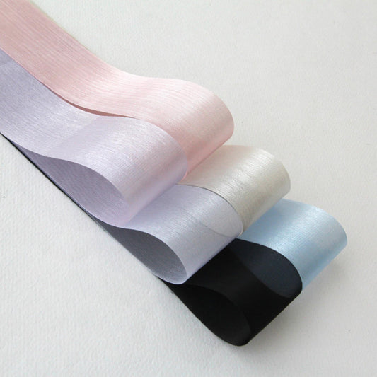 Pastel Organza Ribbon, Sheer Craft Ribbon, Hair Bow Making Supply, Wedding Decoration 5Yards