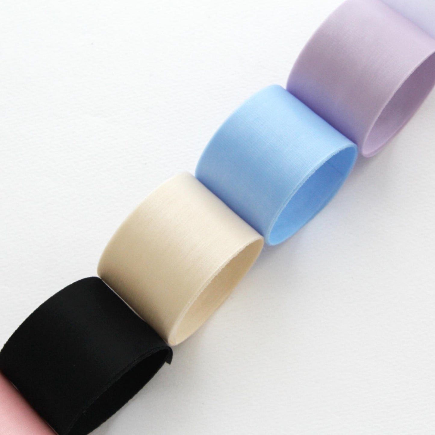 Pastel Organza Ribbon, Sheer Craft Ribbon, Hair Bow Making Supply, Wedding Decoration 5Yards