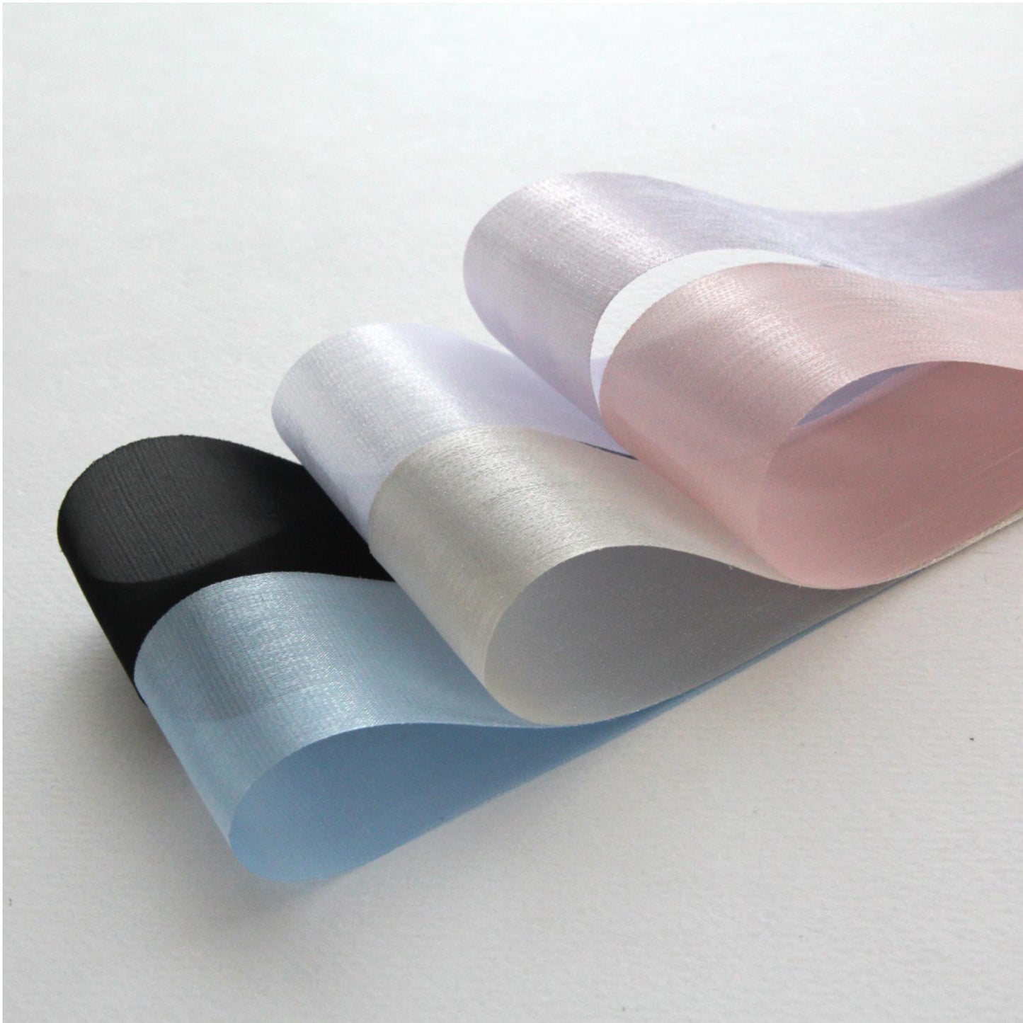 Pastel Organza Ribbon, Sheer Craft Ribbon, Hair Bow Making Supply, Wedding Decoration 5Yards