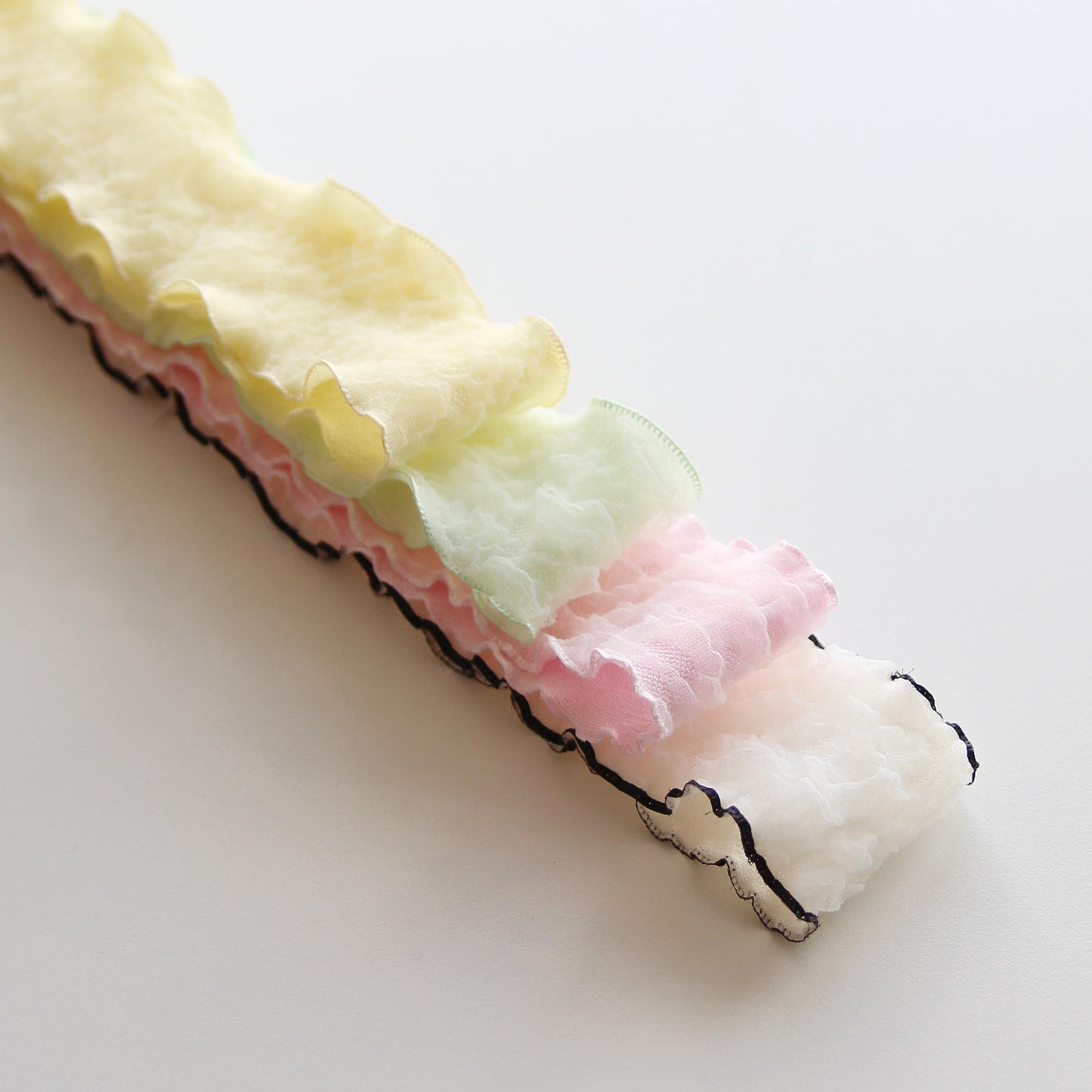 Pastel Ruffle Ribbon 1.57inch (4cm) x 5Yards