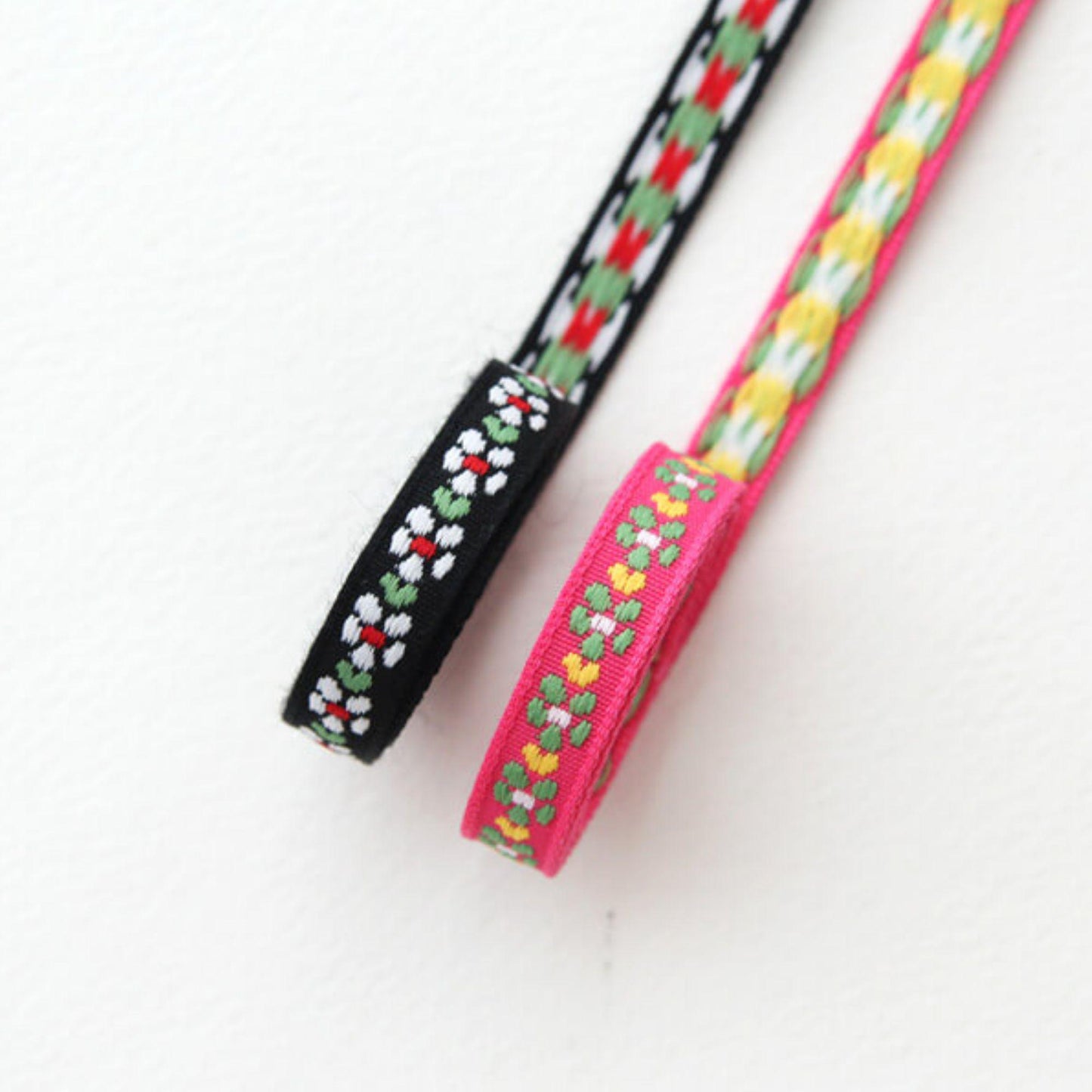 Floral Embroidered Ribbon Trim, Scalloped Jacquard Trim 5Yards