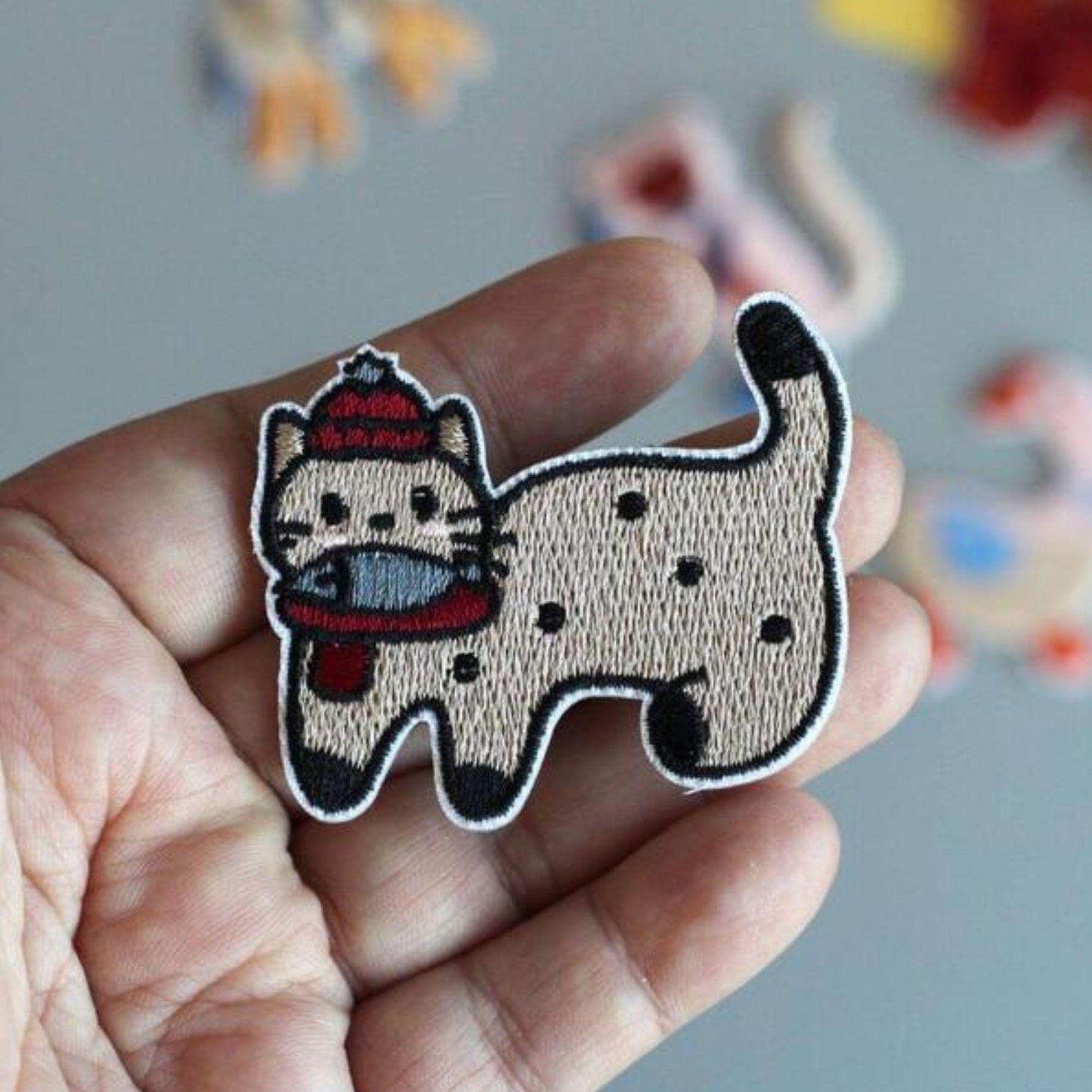 Embroidered Animal Patches, Iron-On DIY Craft Supply, Clothing Decoration