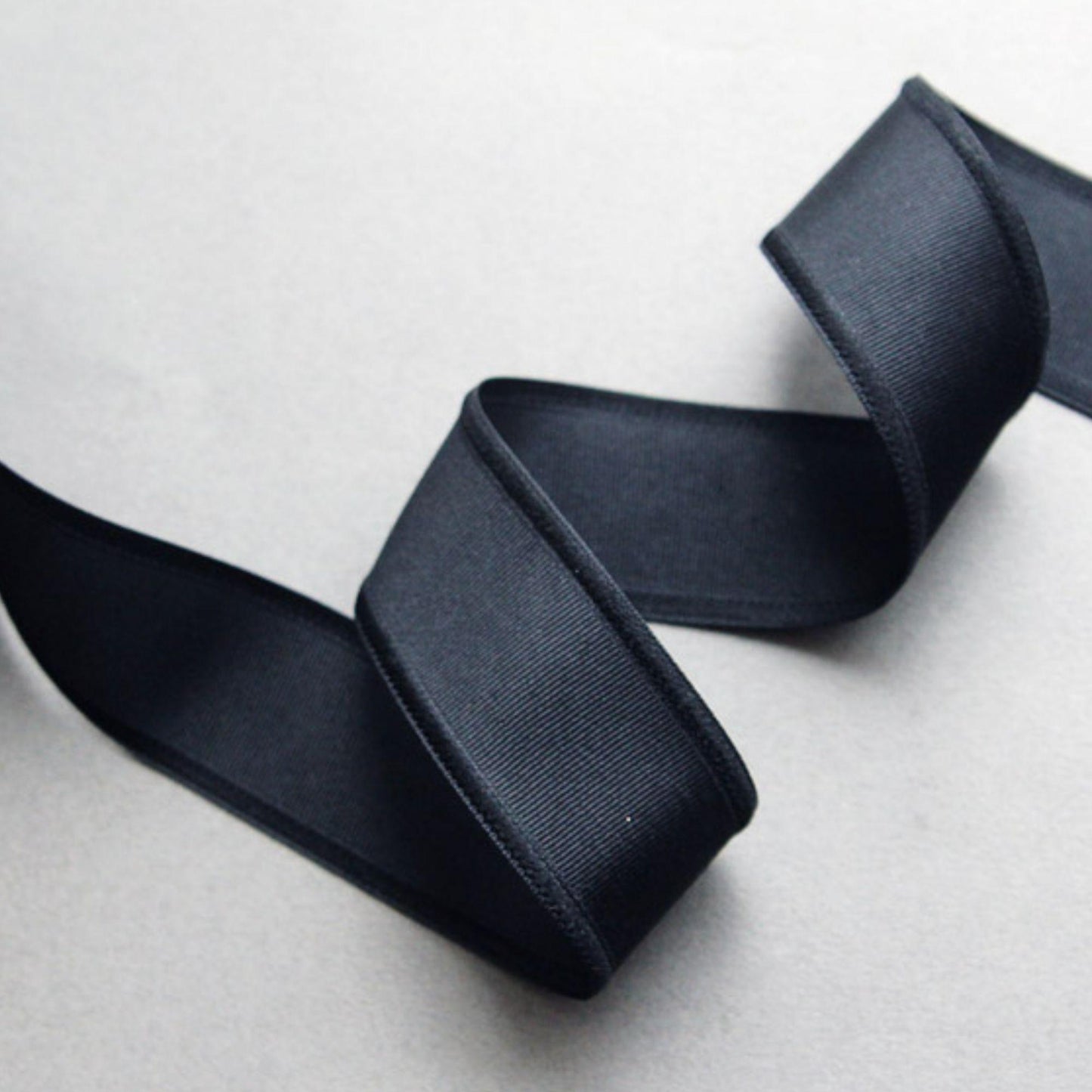 Solid Color Overlocked Edge Grosgrain Ribbon for Hair Bows, DIY Craft Supplies 5Yards