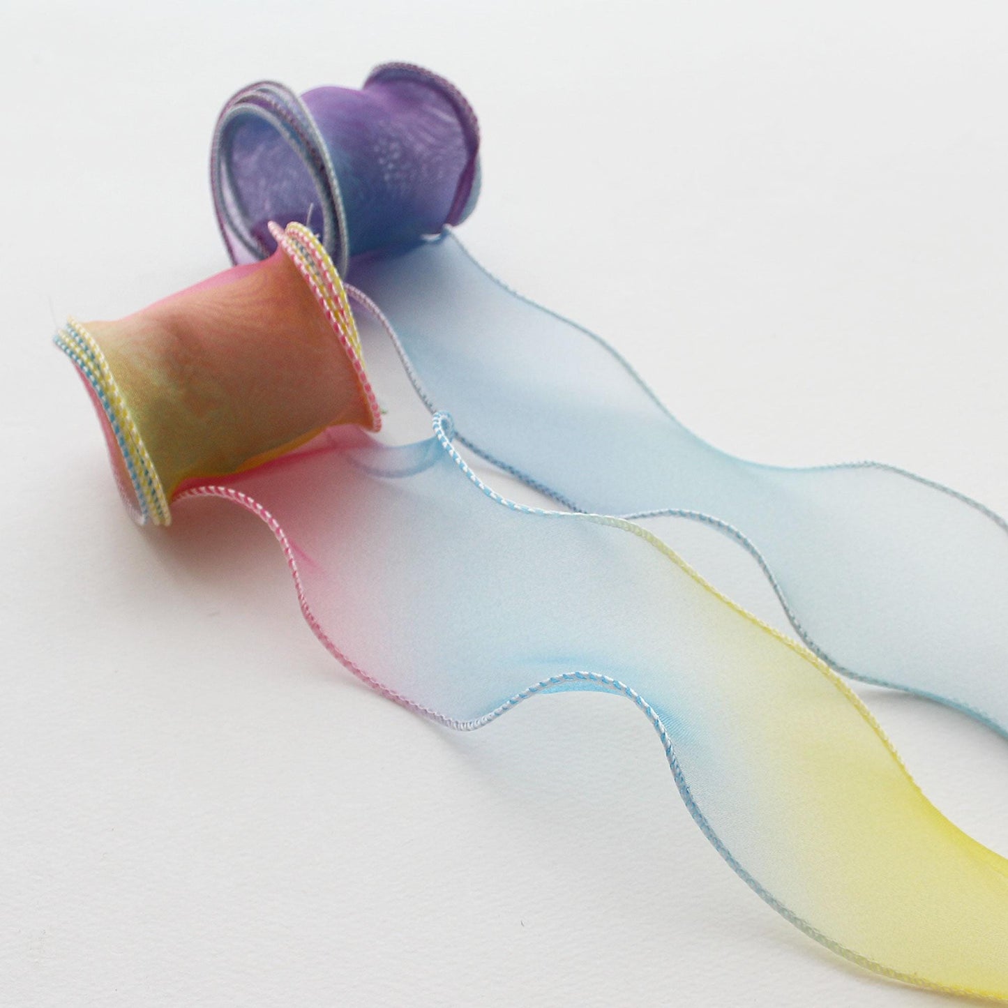 Charming Organdy Ribbon 1.53inch (3.9cm) x 5Yards