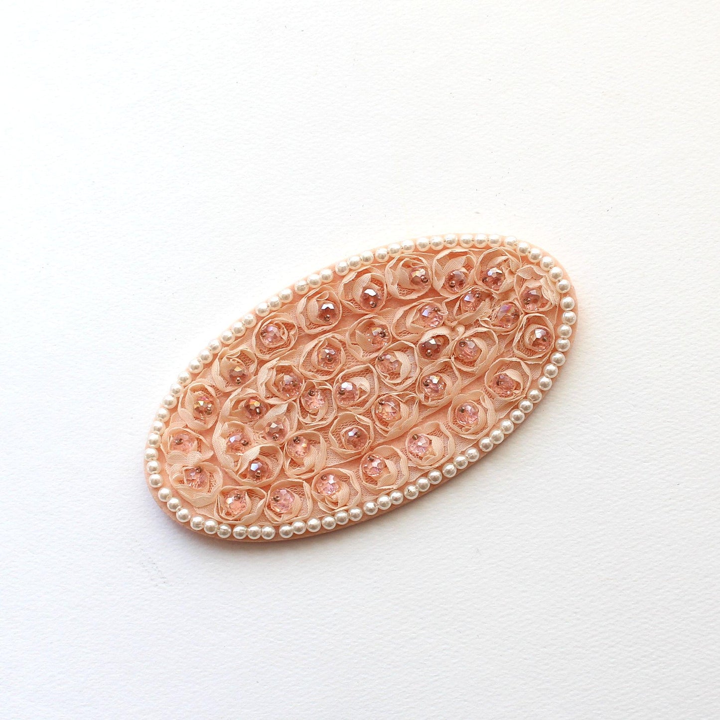 Oval Wedding Embellishment, Hair Bow Decoration, DIY Craft Embellishment 2/10pcs/