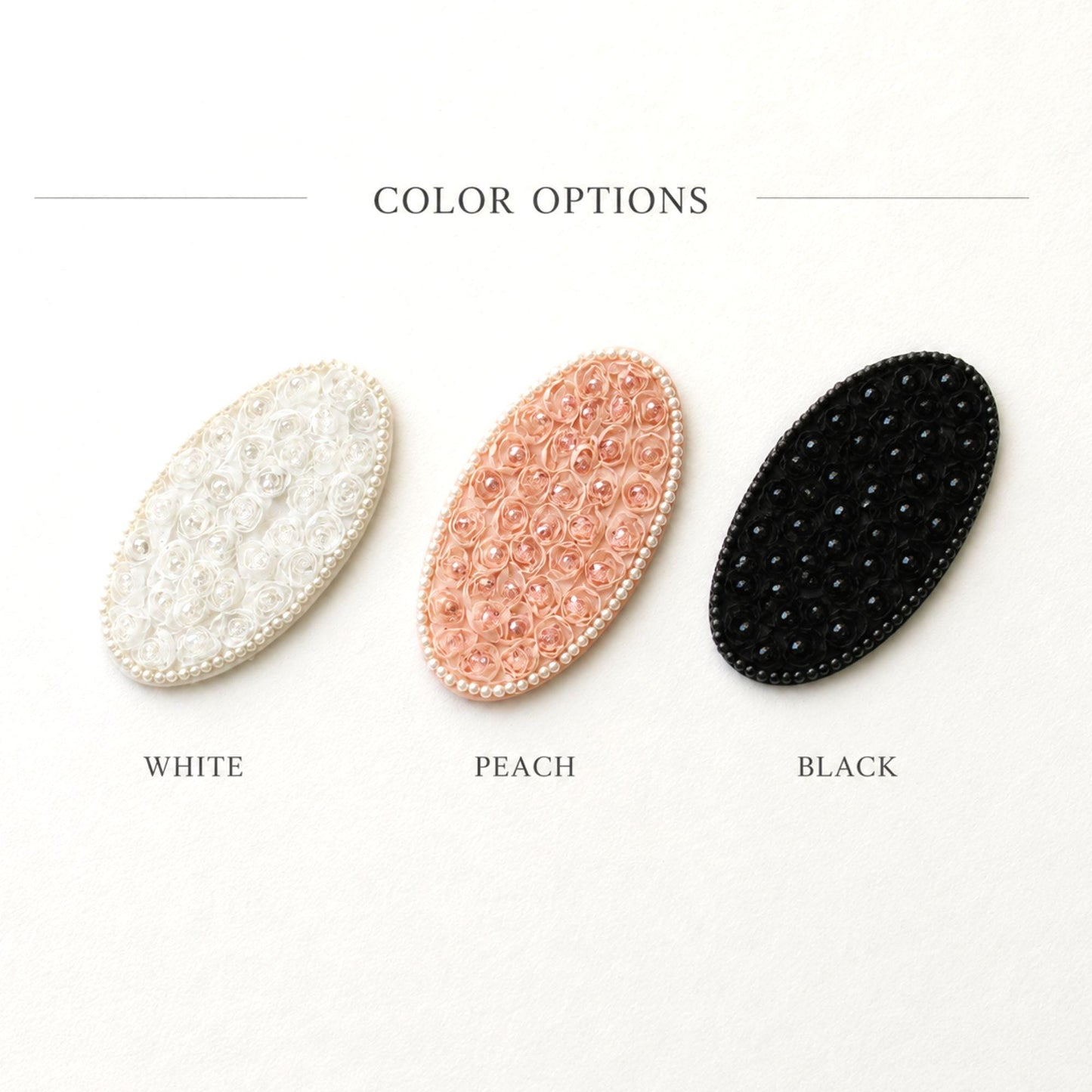 Oval Wedding Embellishment, Hair Bow Decoration, DIY Craft Embellishment 2/10pcs/