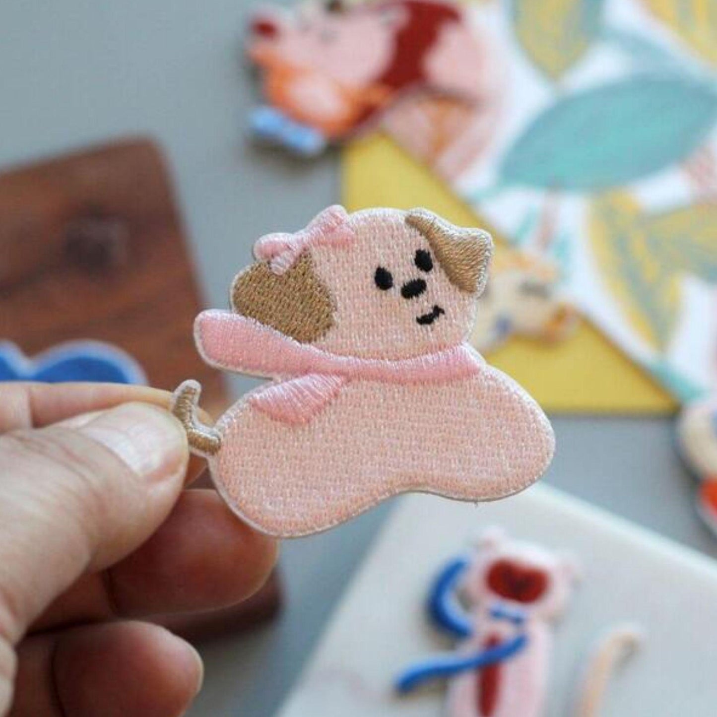 Embroidered Animal Patches, Iron-On DIY Craft Supply, Clothing Decoration