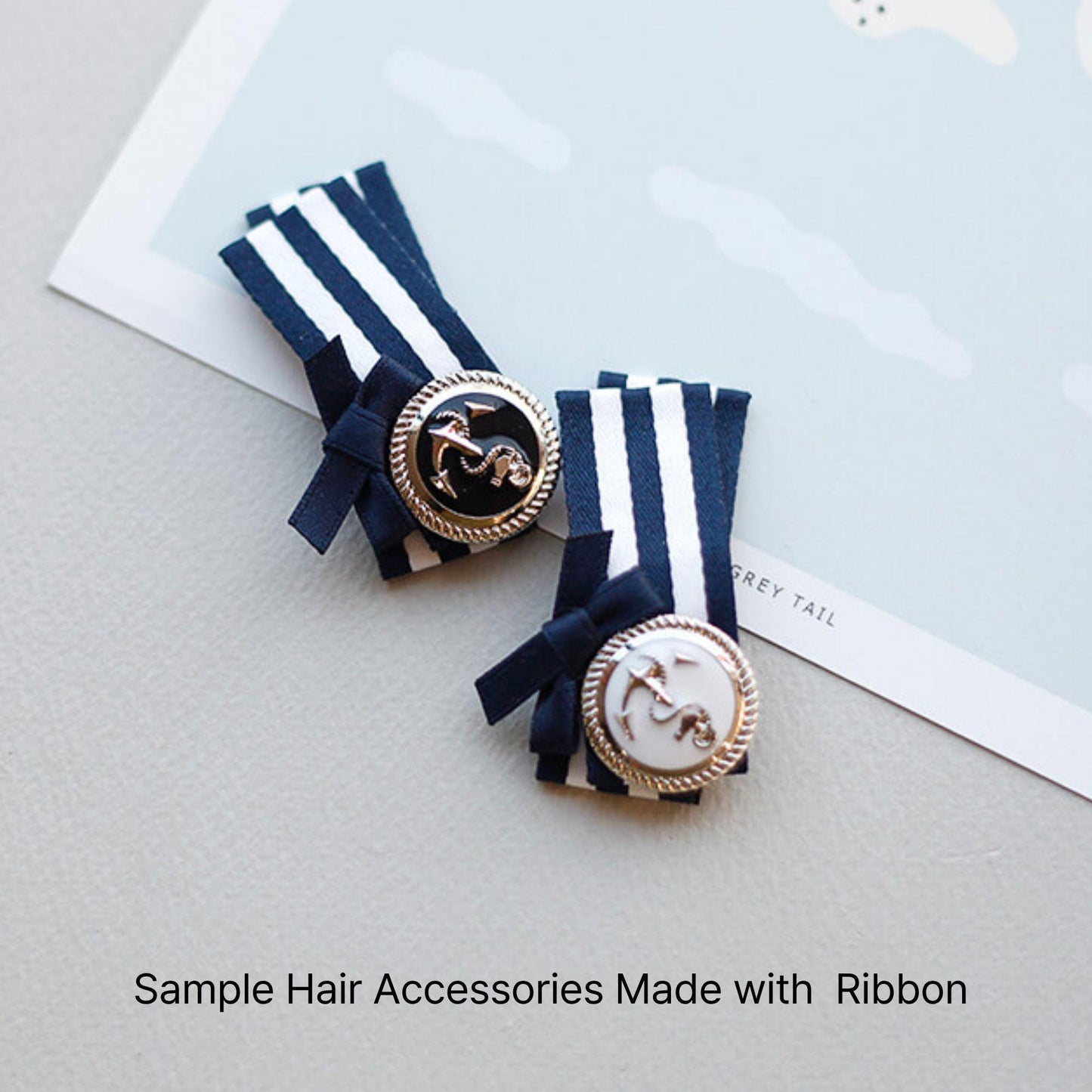 Three Striped Ribbon, Crafts, Gift Wrapping, DIY Headbands (0.78in Width)