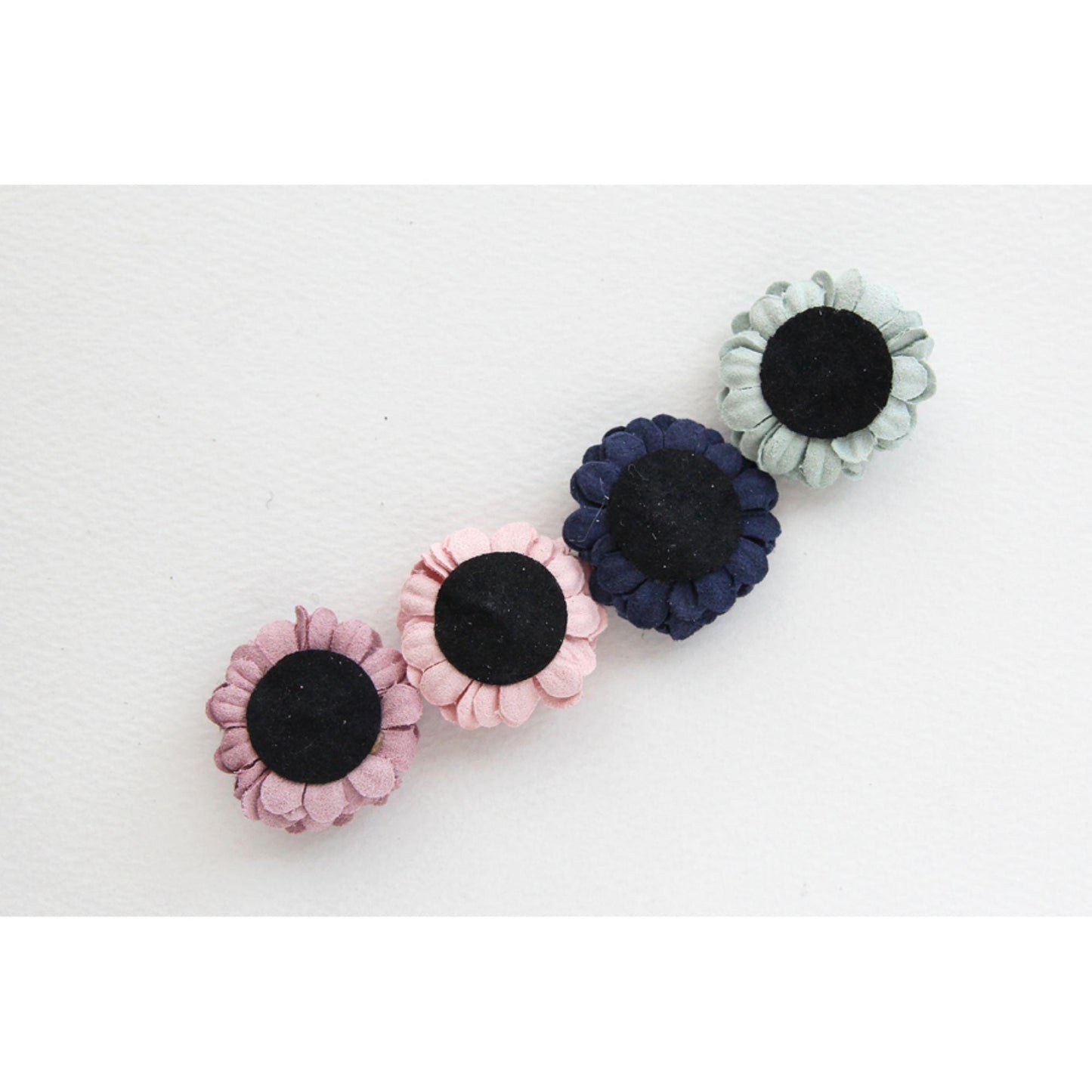 Mini Fabric Flower Corsage, Decorative Embellishment for Hair Bows, DIY Craft Supply, Floral Decoration