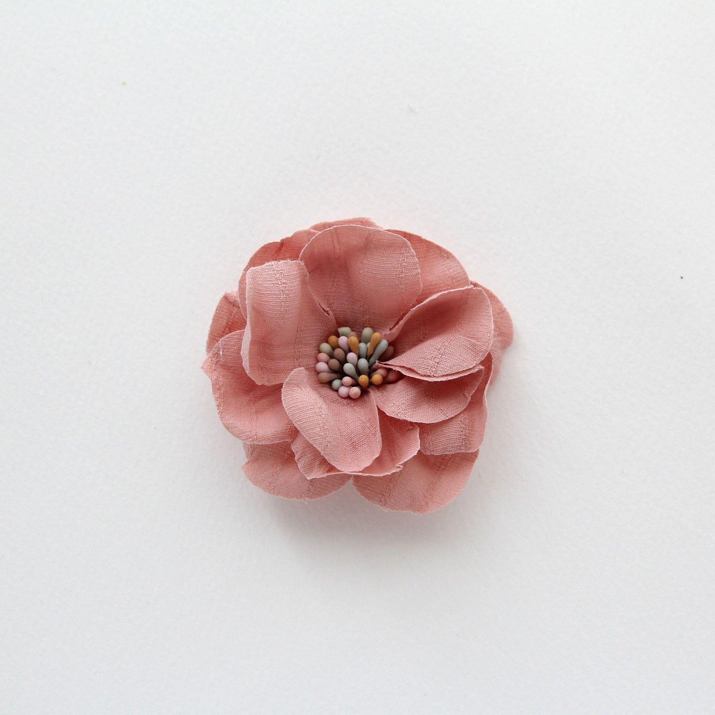 Fabric Flower Corsage Embellishment DIY Hair Accessory Supply