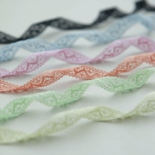 Cotton Lace Trim for Hair Bows, Sewing, Scrapbooking & Gift Wrapping 5Yard