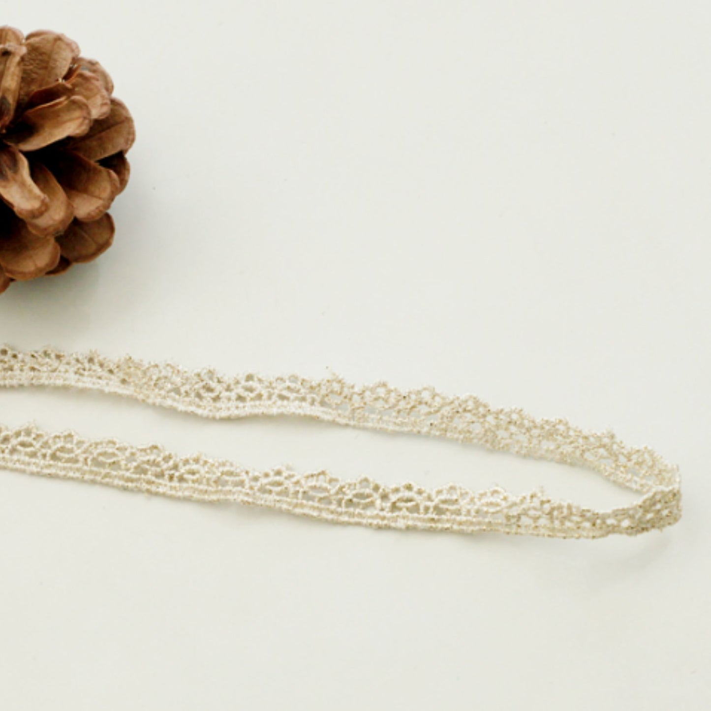 Golden Lace 1cm(0.39")x 2/5/10yards[B72]