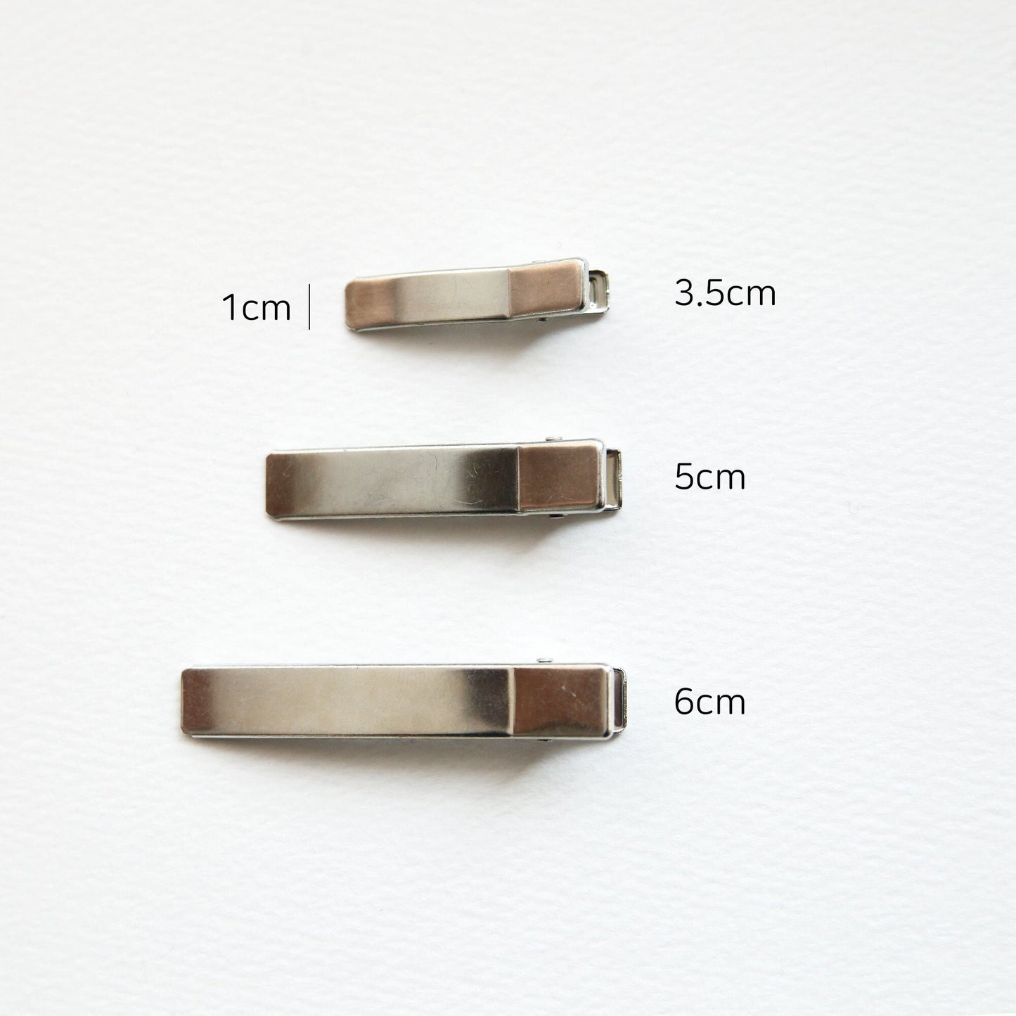 3.5/5/6cm Silver Alligator Clips 5/10/50pcs [n79]